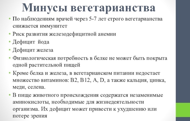 Чем полезно вегетарианство? И чем грозит полный отказ от мяса?